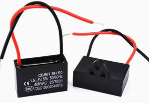 Kipas CBB61 dimulai dari kapasitor 1UF 1.2/1.5/1.8/2/<span class=keywords><strong>2.2</strong></span>/2.5/3/3.5/4/4.5/5UF Air Conditioner Fan Start kapasitor sisipan ganda - Product Image 2