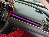 ICarsin OEM Ambient Lighting untuk Honda Civic Generasi ke-10 RHD/LHD Lampu LED Interior Upgrade Trim Pengganti 4D Tweeter