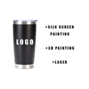 Mug de voyage isotherme à double paroi de 20 oz avec logo personnalisé, en acier inoxydable, gobelets à vin en vrac - Product Image 5