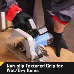 Gants <span class=keywords><strong>de</strong></span> <span class=keywords><strong>travail</strong></span> <span class=keywords><strong>de</strong></span> sécurité A3 résistants aux coupures et à l'huile, compatibles écrans tactiles, avec manchette tricotée en nitrile antidérapante, pour la pêche et le <span class=keywords><strong>travail</strong></span> du verre - Product Image 6