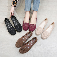 Sandales plates de plage en gelée pour femmes, semelles épaisses, chaussures confortables, haute qualité, été,