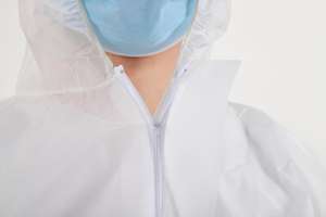 PP Non-tissé Jetable Respirant Étanche CE ISO Certifié Niveau D Protection Combinaison De Protection Plusieurs Couleurs pour - Product Image 5