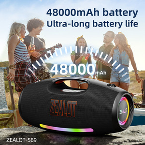 Altavoz S89 para V5.3 con Iluminación LED RGB, Potencia de Salida de 100-300W, Control Remoto, Batería de Más de 10000mAh, para el Hogar, Fiestas al Aire Libre, Viajes - Product Image 4