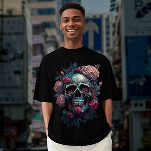 打印您的设计100% 棉t恤男装服装制造商定制街装定制t恤 - Product Image 4