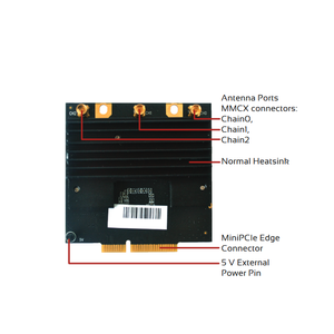 Módulo WiFi de Alta Potencia de 27dBm y 1300M, QCA9880 WLE900V5-27ESD, 5GHz, 3x3 MIMO, 802.11AC Wave 1, Tarjeta de Módulo WiFi Serial - Product Image 3
