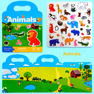 Conception personnalisée impression enfants couverture souple <span class=keywords><strong>bande</strong></span> <span class=keywords><strong>dessinée</strong></span> autocollant amovible collecte livre calme - Product Image 6