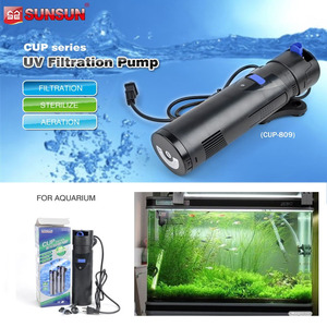 Model Baru SUNSUN CUP-809 Bio Aquarium Pompa Filtrasi Uv - Product Image 3