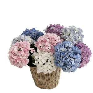 Hot Bán Nhân Tạo Màu Xanh Tú Cầu Hoa Dài Thân Cây Cao Su Bất Cảm Ứng Màu Hồng Tú Cầu Cho Khách Sạn Vườn Đám Cưới Vòm Trang Trí - Product Image 2