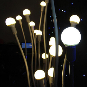 <strong>Can</strong> Be Bent Straight 5 Heads S-shaped New Wedding Props Road Lead Bulb Wedding Lotus Bud Road Lead Wedding Decoration Light - Product Image 4