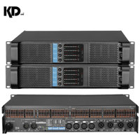 Amplificateur de puissance numérique de classe D à 4 canaux, 4 ohms, 1300 W RMS, boîtier métallique, montage en rack 2U, pour système de sonorisation de scène extérieure
