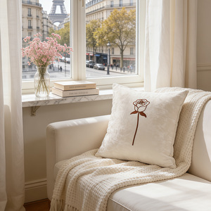 Housse de <span class=keywords><strong>coussin</strong></span> carrée 18x18 en velours super doux, élégante et décorative, pour canapé, salon et chambre à coucher - Product Image 1