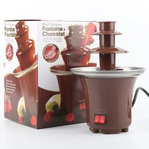 Máquina de derretimento de chocolate, popular, 3 tamanhos, pequena, máquina de aquecimento de chocolate, diy, mini fonte de chocolate