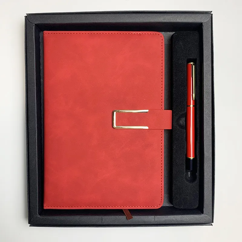 2024 di lusso Business Note Book regalo Set diario personalizzato personalizzato con Logo aziendale Notebook