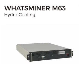 Máquina de Minería de Criptomonedas WhatsMiner M63 con Refrigeración por Agua, Miner de Bitcoin de Grado Comercial, Hardware de Minería Estable, Plataforma de Alto Rendimiento - Product Image 1