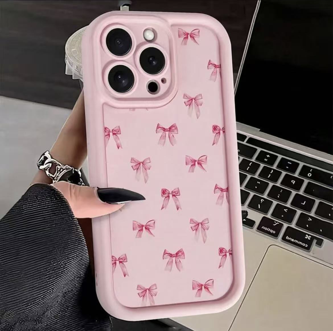 Garnet Sand - Pink - Bow