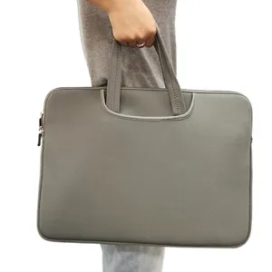 高品质通用平板电脑保护套袋13英寸14英寸15.6英寸氯丁橡胶拉链笔记本电脑套带手柄