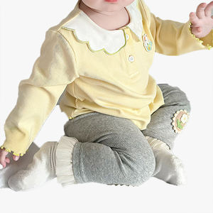 Camiseta Polo Estilo Coreano para Niñas 2026, Camiseta de Manga Larga para Bebés, Primavera-Otoño, Camiseta Interior, Top Polo Infantil - Product Image 2