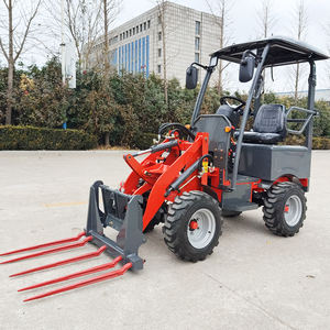 Китайский электрический мини-погрузчик 0.5т/0.9т, компактный, высококачественный, с трансмиссией-конвертером - Product Image 1