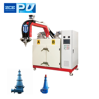 Nueva Máquina de Fundición de Elastómero de Poliuretano ZC, Equipo de Vertido de Uretano de Baja Presión, Bomba, Motor, Componentes Principales PLC