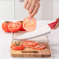 Jilet keskin yüksek karbon paslanmaz çelik bıçaklar ile ergonomik plastik saplar mutfak şef bıçak seti & biftek bıçakları Set