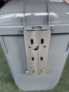HDPE 50L 13 Gallon Trash Containerswall Mounted Dog Poop Trash Can for Outdoors <strong>Twins</strong> Trash Can Waste <strong>Bin</strong> - Product Image 5
