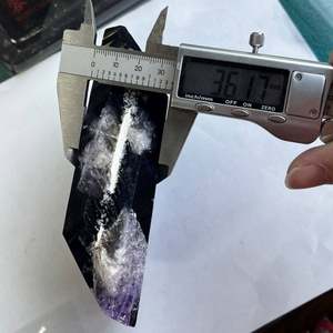 DS Gems Big Szie 36-37MM Amatista en bruto sintética sin cortar para gemas DIY - Product Image 6