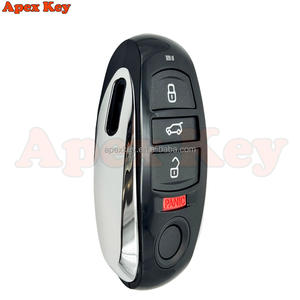 Coque de clé de voiture télécommandée à 5 boutons pour VW Volkswagen Touareg 2010-2018, boîtier de clé intelligente, remplacement du boîtier de clé - Product Image 5