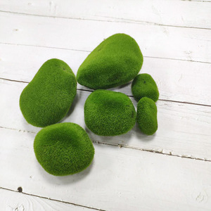 Piedras de musgo artificial Dream Castle de 10cm-30cm con flocado de espuma para accesorios de fotografía y decoración de jardines - Product Image 3