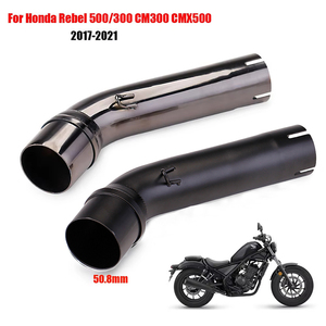 Pot d'échappement de moto avec tube intermédiaire Slip-On pour <span class=keywords><strong>Honda</strong></span> <span class=keywords><strong>Rebel</strong></span> <span class=keywords><strong>500</strong></span> 300 CM300 CMX500 2017 2018 2019 <span class=keywords><strong>2020</strong></span> 2021 - Product Image 2