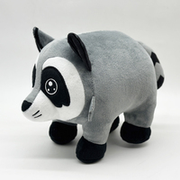 Boneka Rakun Liar Custom Pabrik, Isi Kapas PP, Boneka Hewan, Merchandise Game, Hadiah Boneka Hewan Liar Hutan