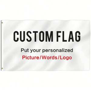 Vente flash - Drapeaux personnalisés pour décoration extérieure 100% polyester avec impression numérique recto simple - Produit promotionnel avec logo personnalisé - Product Image 5