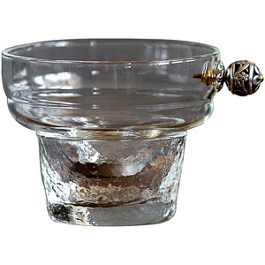 Heat-Resistant Glass <b>Tea</b> Strainer With Brass Handle For Kung Fu <b>Tea</b> <b>Set</b> Dehua Made - Product Image 5