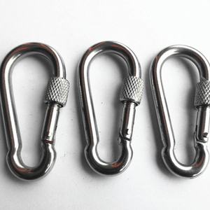 Kait Carabiner Bentuk <span class=keywords><strong>D</strong></span> dari Baja Anti Karat, Ukuran Kecil, Hasil Poles, Barang Baru Datang - Product Image 1