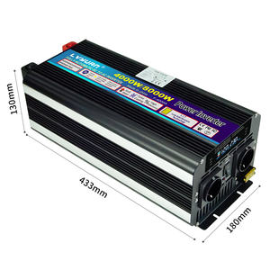 <span class=keywords><strong>LVYUAN</strong></span> <span class=keywords><strong>4000W</strong></span> 8000W DC 12V 24V AC 110V 220V Onduleur à onde sinusoïdale modifiée 4Kw Onduleur à onde sinusoïdale modifiée avec télécommande - Product Image 5