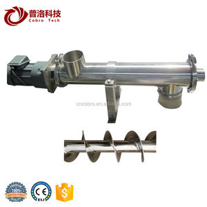 Transportador de Tornillo Sinfín con Tolva y Correa de Acero Inoxidable, Velocidad Ajustable para la Industria de Envasado de Alimentos y Bebidas - Product Image 6