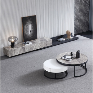 Console de rangement de style Laconic avec armoires, mobilier d'hôtel, salon minimaliste - Product Image 6