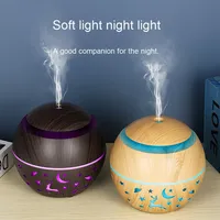 Portable 5V USB diffuseur d'arôme à ultrasons 200 Ml Grain de bois maison purificateur d'air diffuseur d'huile essentielle humidificateur domestique