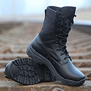 Bottes <span class=keywords><strong>de</strong></span> randonnée tactiques <span class=keywords><strong>ultra</strong></span>-légères respirantes mi-mollet <span class=keywords><strong>Travail</strong></span> Sécurité Formation Bottes tactiques pour hommes - Product Image 4