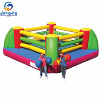 Arène de boxe gonflable durable de ring de boxe de location commerciale de haute résistance