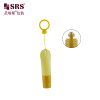 Flacon roll-on en plastique HDPE de 20 ml avec bouchon marche/arrêt pour huile essentielle corporelle et liquides de soin de la peau
