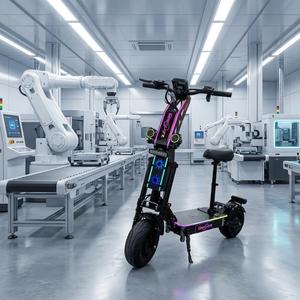 Scooter Eléctrico Geofought G14 de Alta Potencia 10000W, Configuración por APP, Controlador LIVIAE de 15000W, 80AH 100AH, Scooter Eléctrico de Largo Alcance con Asiento - Product Image 1