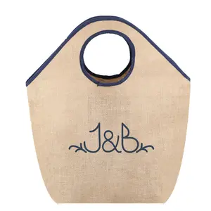 Extra Large Burlap Beach Bag with Customized Logo Eco Jute Shopping Bag Supplier Promotional Gift Carry Tote Storage Bag