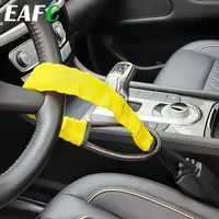 Verrou de volant de voiture en acier, ceinture de sécurité antivol, 2 clés, installation facile, ajustement universel 66*12.5cm YXJH AY-SL1040