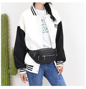 Bolso Bandolera/Cintura Unisex de Nylon con Cremallera, Diseño de Caja, Portátil, Ligero, con Logotipo Personalizado, Multiusos, para Exteriores, Venta al por Mayor - Product Image 5
