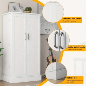 Armoire de rangement minimaliste moderne, armoire à vin murale pour salon, grande capacité, armoire de cuisine intégrée. - Product Image 4