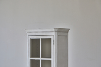 Antike Wabi Sabi weiße Anzeige recycelte Kiefer Mobiliario Holz Glas Weins chrank Side board Vitrine Wohnzimmer Schrank