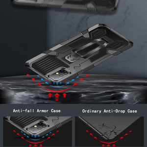 MAXUN Ốp Điện Thoại Di Động Chống Sốc Bằng Nhựa PC Giáp Gồ Ghề Cho Samsung Galaxy A02S A52 S22 Ultra Ốp Điện Thoại Bảo Vệ Áo Giáp - Product Image 3