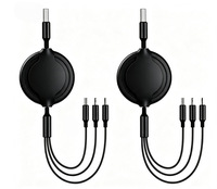 Kabel USB ke Type-C yang Dapat Ditarik Ulang dengan Fungsi Penggulung Otomatis, Pelindung Anyaman, Bahan Nilon untuk Komputer, Earphone & Ponsel