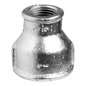 Manchon réduit zingué FF 2x1 pour conduit en PVC - Product Image 1