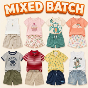 Pastoral Style Summer Kids' Apparel Stock, Random Mixed Wholesale,Random mix,Main Products for <b>Physical</b> Malls - Product Image 4